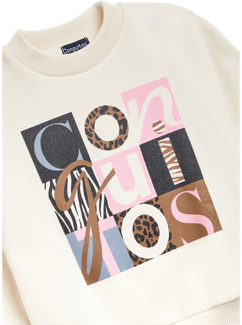Sweat-shirt conguitos Blanc - Kiabi