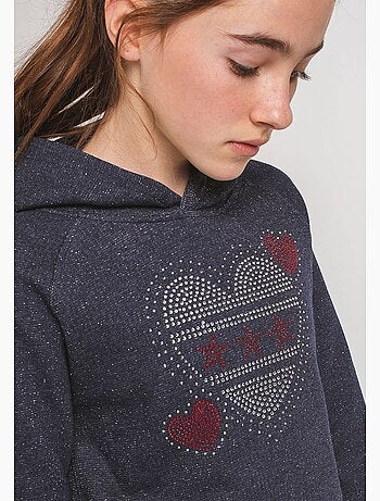Sweat-shirt conguitos corazones vestido