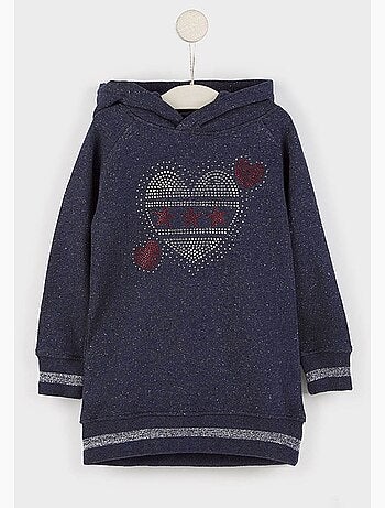 Sweat-shirt conguitos corazones vestido