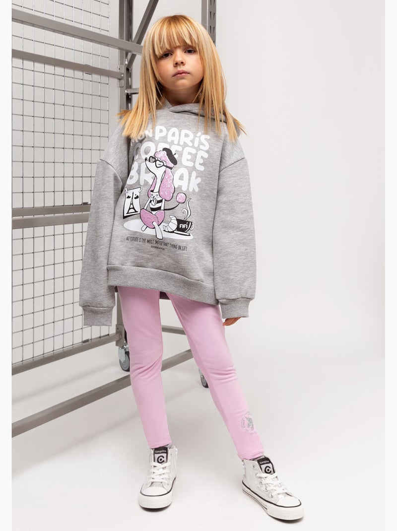 Sweat-shirt conguitos Gris Gris - Kiabi