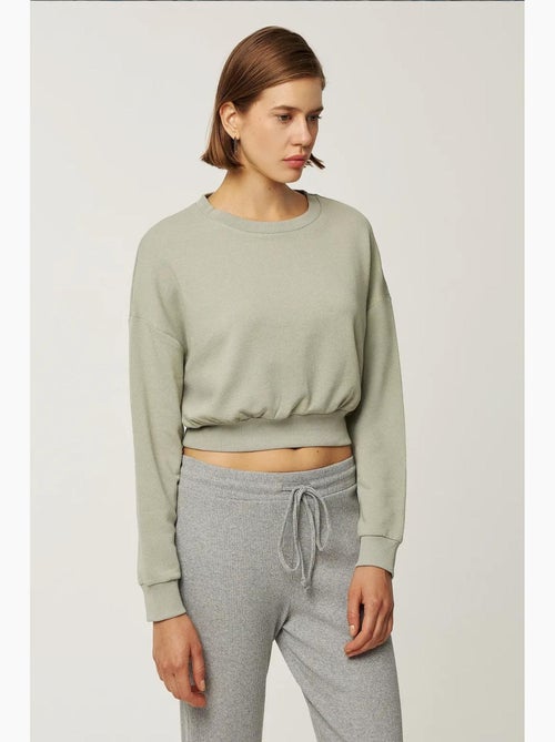 Sweat-shirt court hiccup - Kiabi Sweat-shirt court hiccup - Kiabi