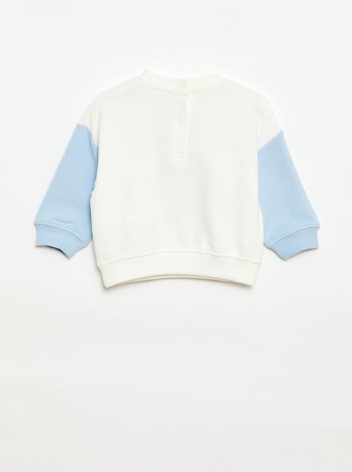Sweat-shirt 'Disney' bicolore - Kiabi