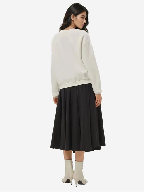 Sweat-shirt en coton brodé - Kiabi Sweat-shirt en coton brodé - Kiabi