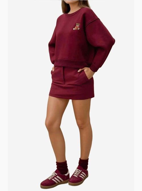 Sweat-shirt en coton brodé coupe décontractée hiccup - Kiabi Sweat-shirt en coton brodé coupe décontractée hiccup - Kiabi