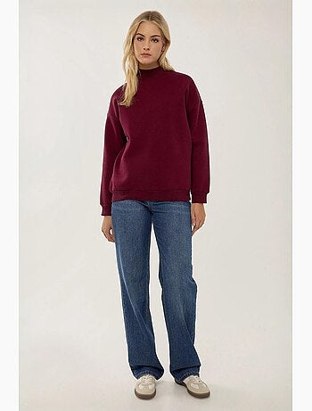 Sweat-shirt en tricot coupe régulière hiccup