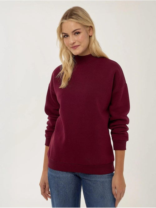Sweat-shirt en tricot coupe régulière hiccup - Kiabi Sweat-shirt en tricot coupe régulière hiccup - Kiabi