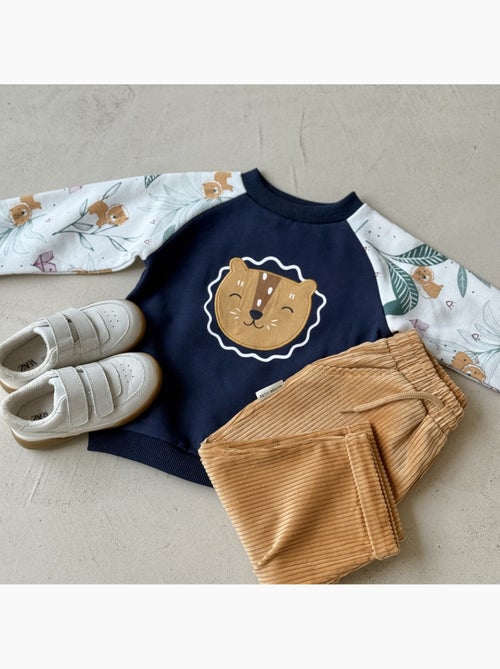 Sweat-shirt enfant en molleton Charly - Kiabi