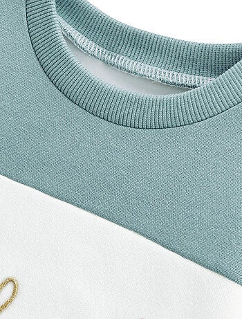 Sweat-shirt enfant en molleton holamuchacha