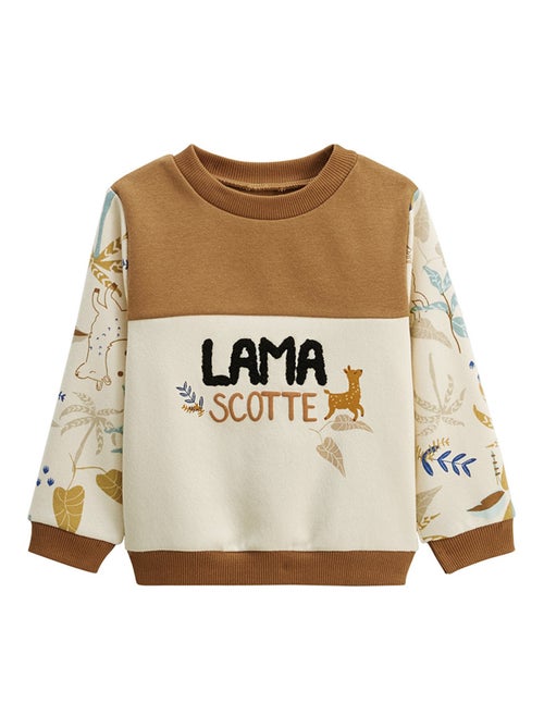 Sweat-shirt enfant en molleton Lamascotte - Kiabi