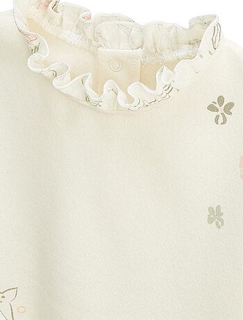 Sweat-shirt enfant en molleton lison