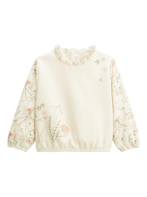 Sweat-shirt enfant en molleton Lison - Kiabi