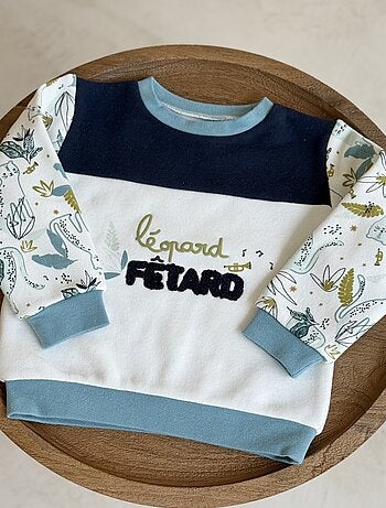 Sweat-shirt enfant en molleton Oscar