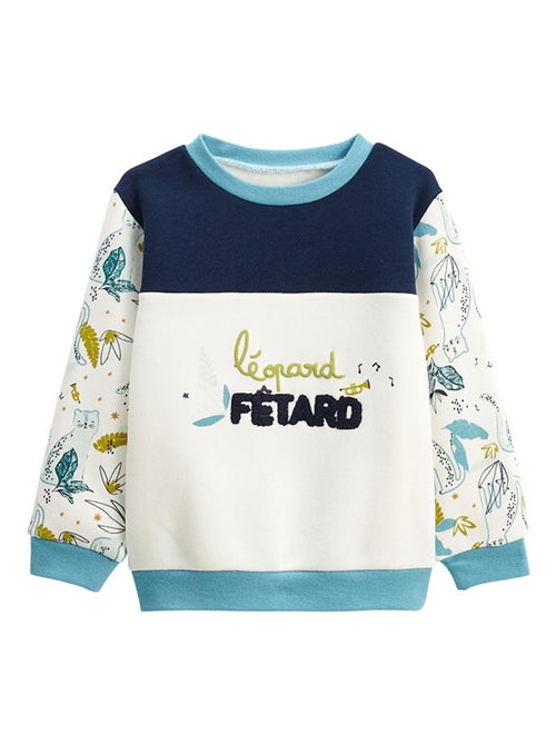 Sweat-shirt enfant en molleton Oscar - Kiabi Sweat-shirt enfant en molleton Oscar - Kiabi