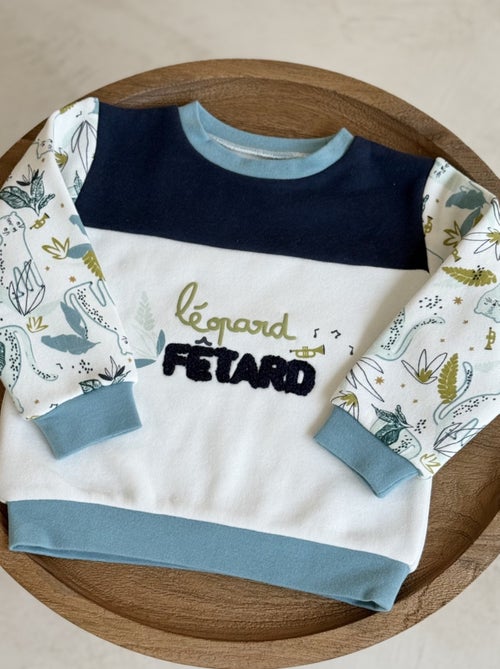 Sweat-shirt enfant en molleton Oscar - Kiabi Sweat-shirt enfant en molleton Oscar - Kiabi