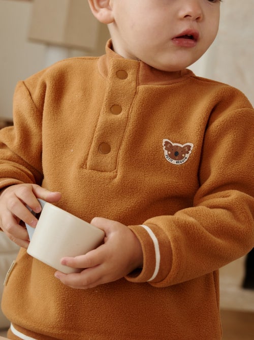 Sweat-shirt enfant en polaire Constellation - Kiabi