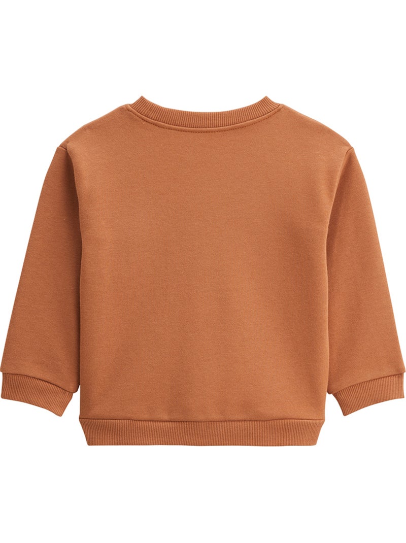 Sweat-shirt enfant Tango Marron - Kiabi