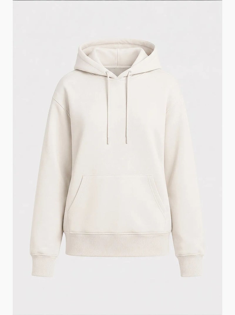 Sweat-shirt femme à capuche tommy Crème - Kiabi