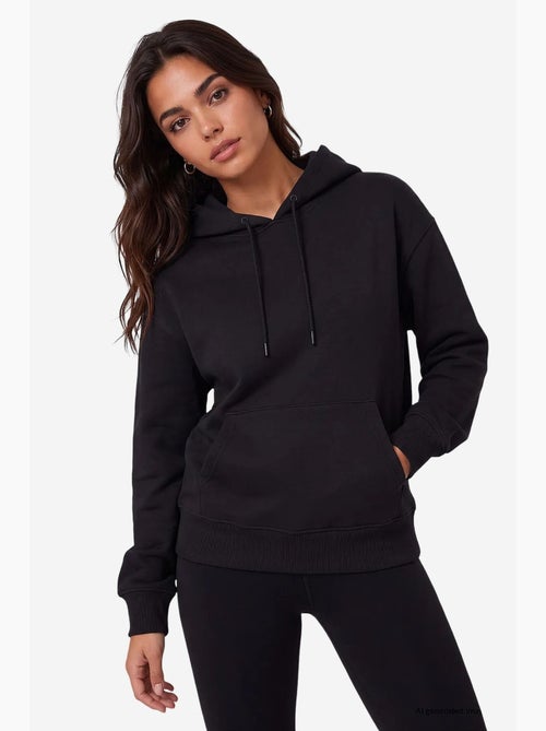 Sweat-shirt femme en coton mélangé tommy - Kiabi Sweat-shirt femme en coton mélangé tommy - Kiabi