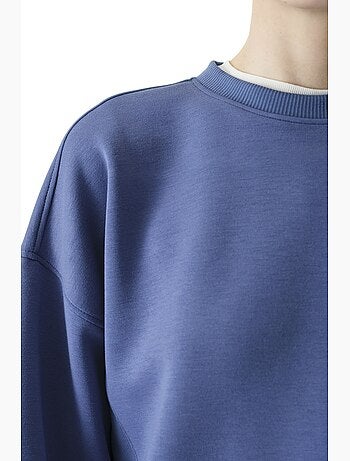 Sweat-shirt femme silky touch au toucher soyeux penti