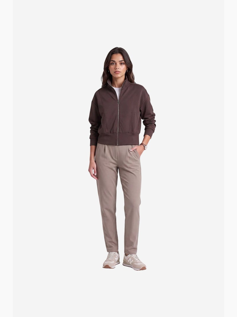 Sweat-shirt femme tommy Marron chocolat - Kiabi