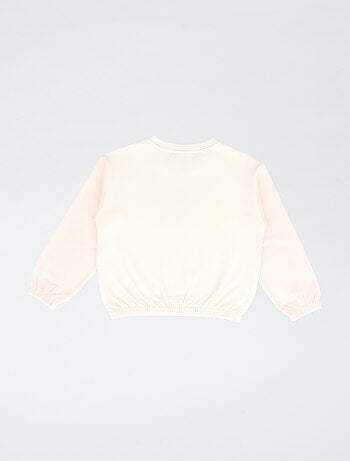 Sweat-shirt 'Hello Kitty' bicolore