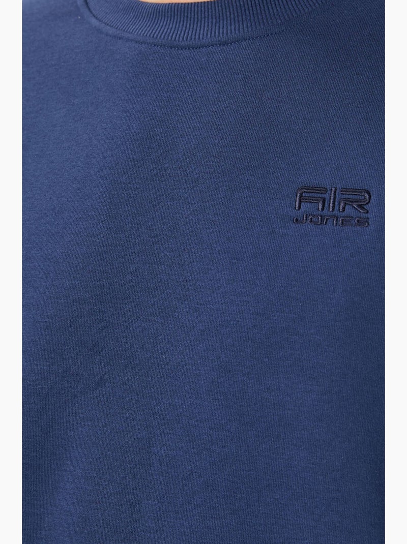 Sweat-shirt homme coupe regular à col rond tommy Bleu gris - Kiabi