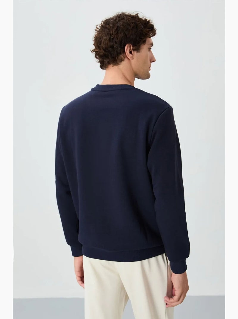 Sweat-shirt homme coupe regular à col rond tommy Bleu marine - Kiabi