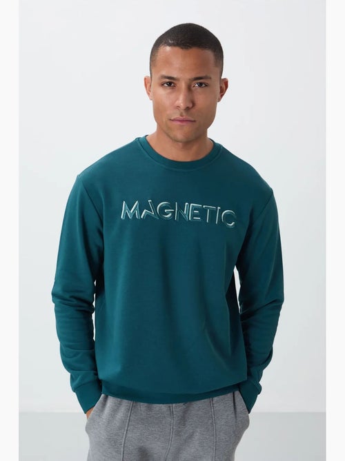 Sweat-shirt homme imprimé à col rond tommy - Kiabi Sweat-shirt homme imprimé à col rond tommy - Kiabi