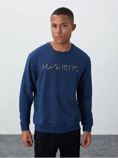 Sweat-shirt homme imprimé à col rond tommy - Kiabi Sweat-shirt homme imprimé à col rond tommy - Kiabi