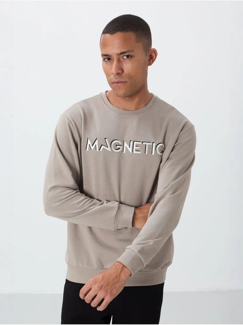 Sweat-shirt homme imprimé à col rond tommy - Kiabi Sweat-shirt homme imprimé à col rond tommy - Kiabi