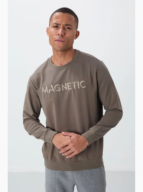 Sweat-shirt homme imprimé à col rond tommy - Kiabi Sweat-shirt homme imprimé à col rond tommy - Kiabi