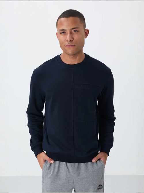 Sweat-shirt homme uni à col rond tommy - Kiabi Sweat-shirt homme uni à col rond tommy - Kiabi