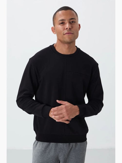 Sweat-shirt homme uni à col rond tommy - Kiabi Sweat-shirt homme uni à col rond tommy - Kiabi