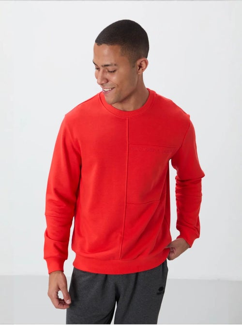 Sweat-shirt homme uni à col rond tommy - Kiabi Sweat-shirt homme uni à col rond tommy - Kiabi
