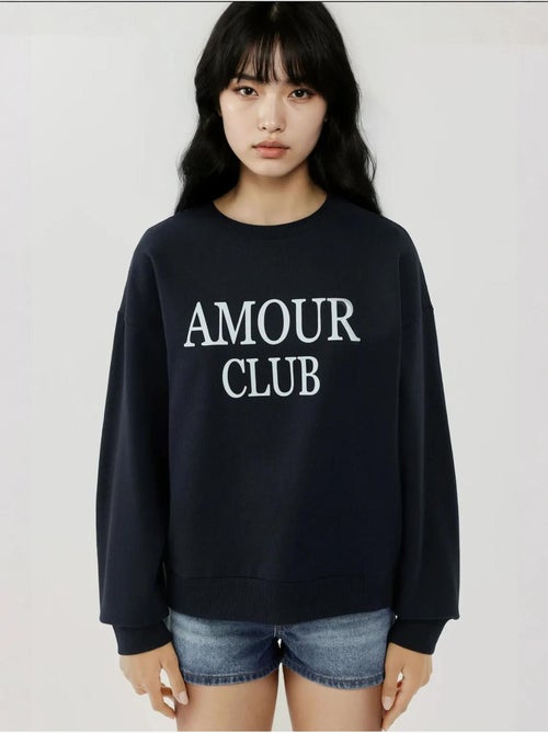 Sweat-shirt imprimé à col ras du cou et coupe décontractée hiccup - Kiabi