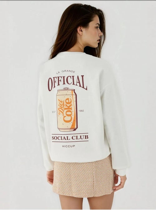 Sweat-shirt imprimé à col rond hiccup - Kiabi Sweat-shirt imprimé à col rond hiccup - Kiabi