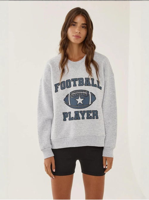 Sweat-shirt imprimé à col rond hiccup - Kiabi Sweat-shirt imprimé à col rond hiccup - Kiabi
