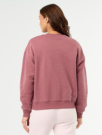 Sweat-shirt imprimé à manches longues