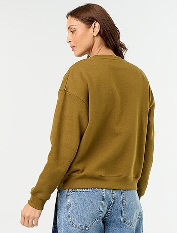 Sweat-shirt imprimé à manches longues