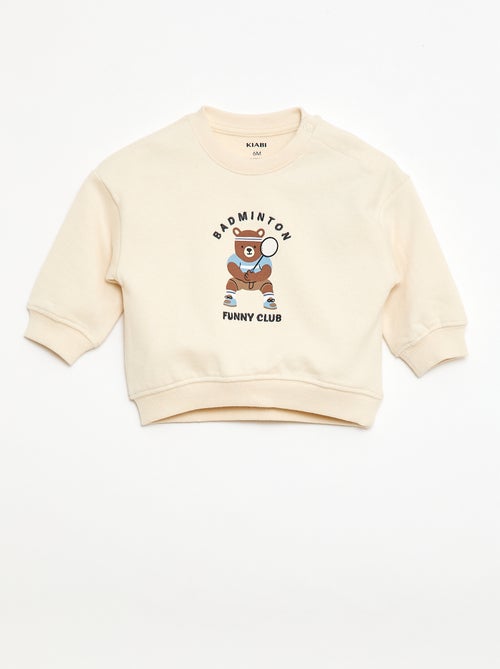 Sweat-shirt manches longues - Kiabi