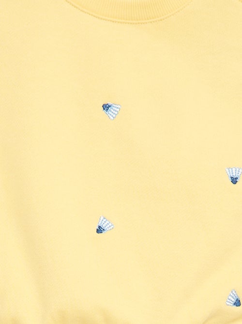 Sweat-shirt manches longues - Kiabi