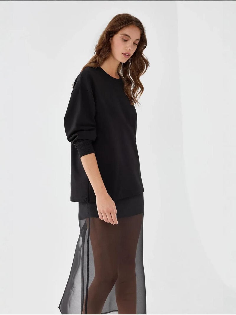 Sweat-shirt noir hiccup Noir - Kiabi
