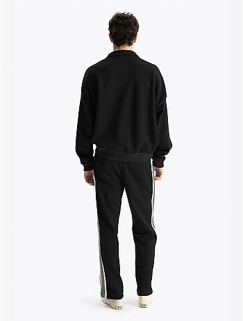 Sweat-shirt oversize à col rond et détail cravate giesto