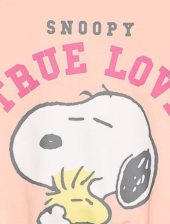 Sweat-shirt 'Snoopy' à manches longues