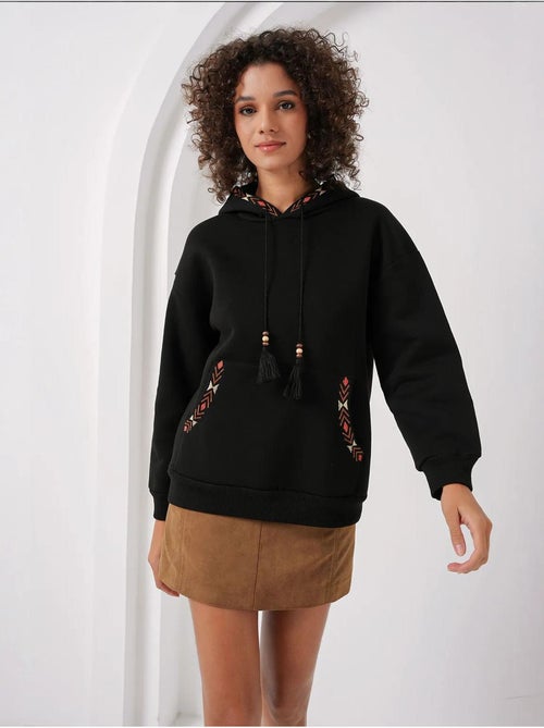 Sweat-shirt surdimensionné brodé bdart - Kiabi Sweat-shirt surdimensionné brodé bdart - Kiabi