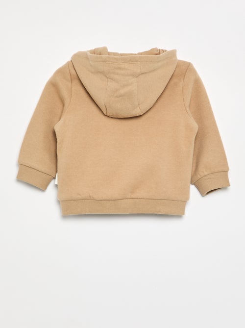 Sweat-shirt zippé à capuche - Kiabi
