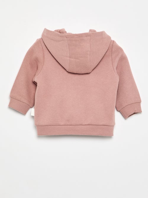 Sweat-shirt zippé à capuche - Kiabi