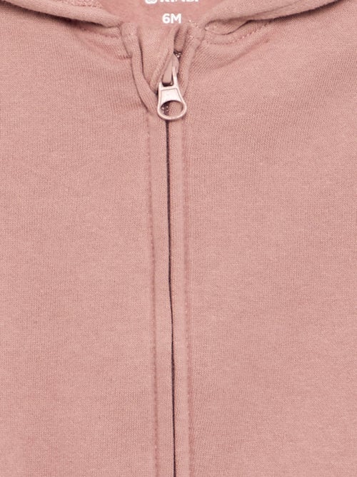 Sweat-shirt zippé à capuche - Kiabi
