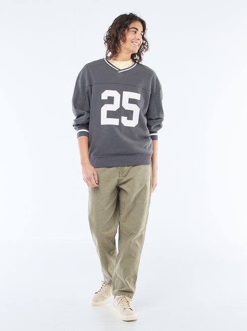 Sweat sportswear en french terry - Kiabi