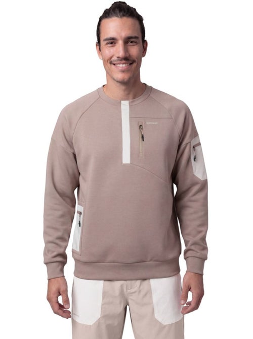 Sweat technique randonnée homme homme tatras sand - Kiabi